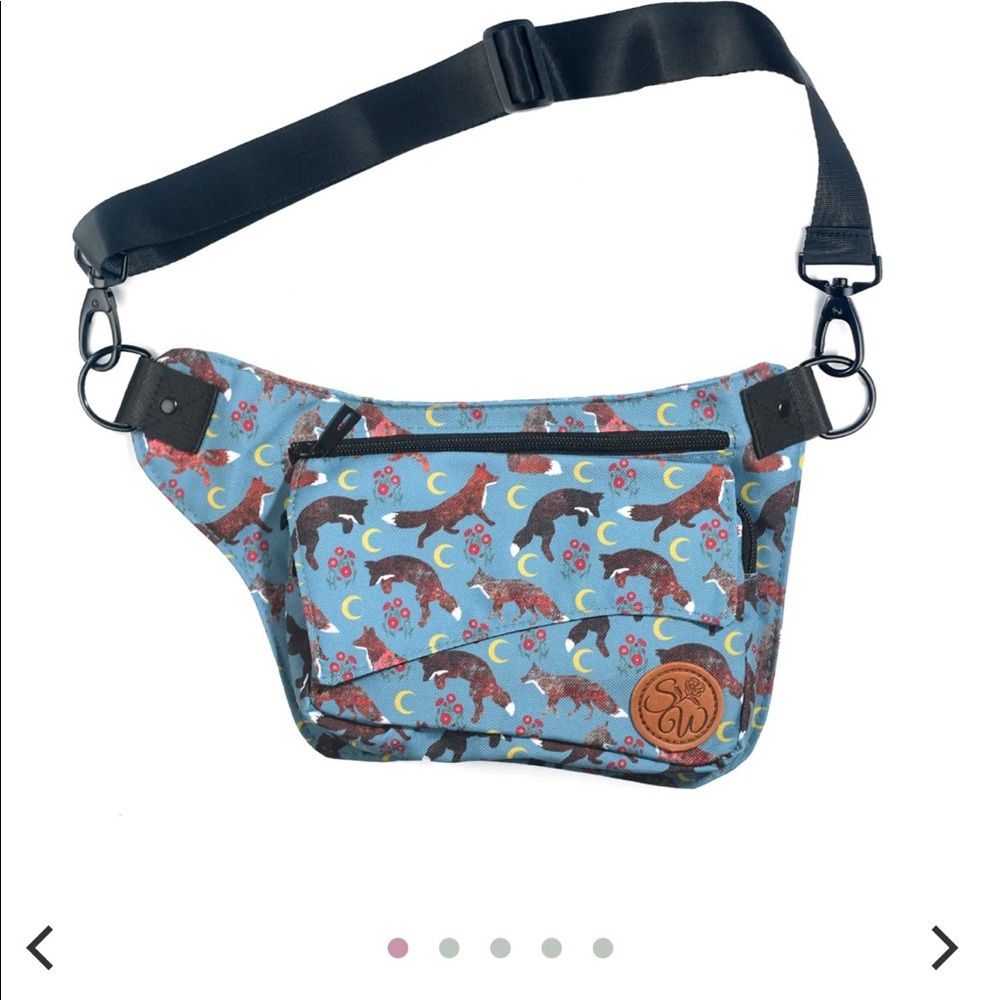 Moonlit Frolic Hip Bag sipsey wilder Fanny pack bum animal print fall forest